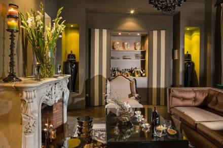 Living room Villa Garbo, Luxury Appart Hotel in Cannes