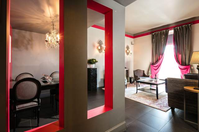 Salon suite penthouse, Villa Garbo Hotel 4 étoiles Cannes