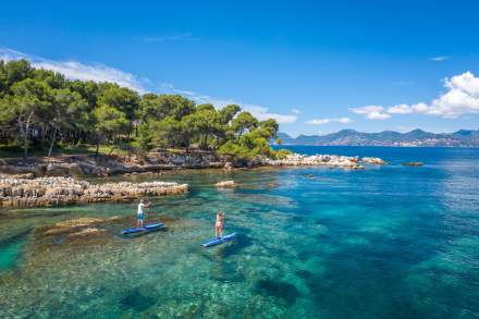 Paddle dans les îles de Lerins à Cannes, Villa Garbo Appart Hotel Cannes