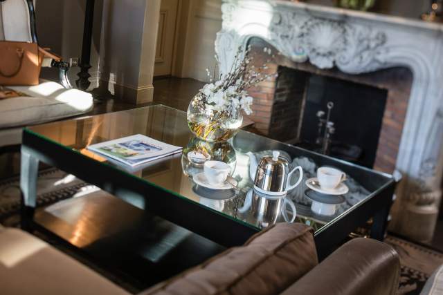 Salon, café et thé à la Villa Garbo - Hotel 4 étoiles Cannes